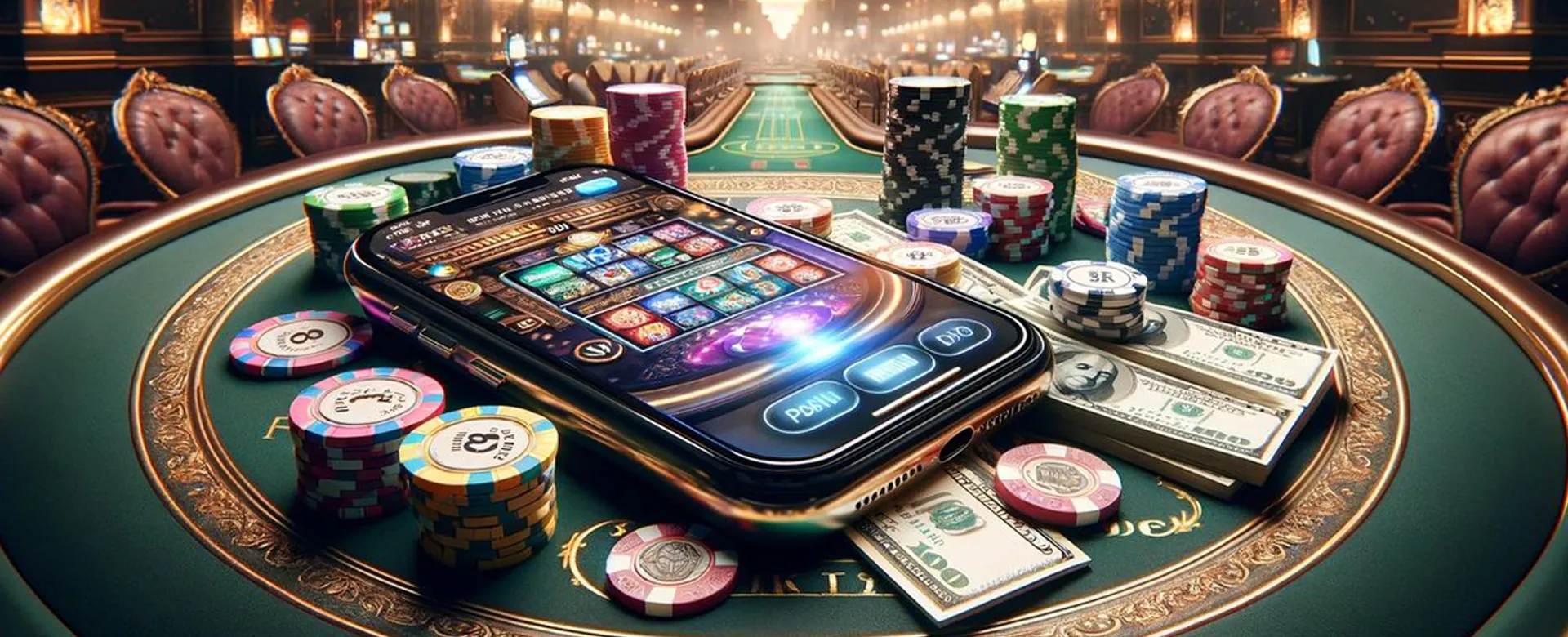 Dynamic Roobet Casino Online gaming background